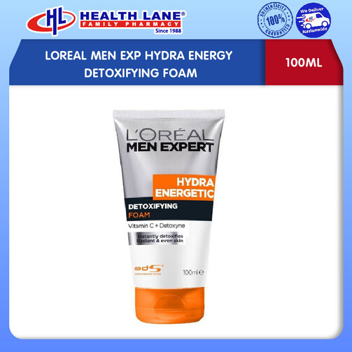 LOREAL MEN EXP HYDRA ENERGY DETOXIFYING BERBUIH (100ML)